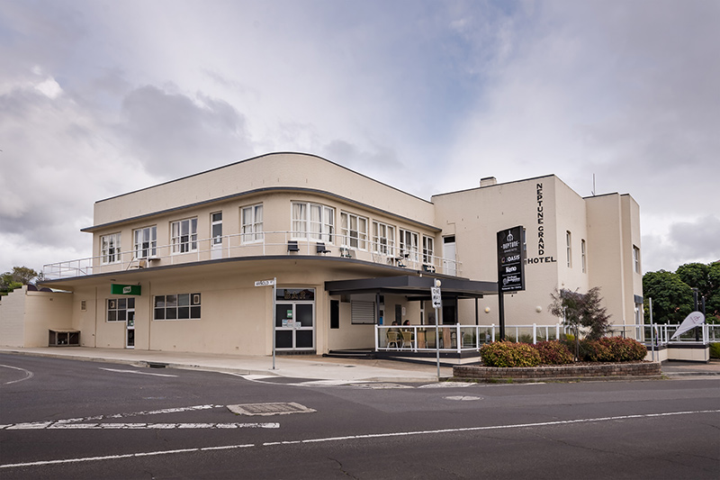 Welcome to the Neptune Grand Hotel in Penguin